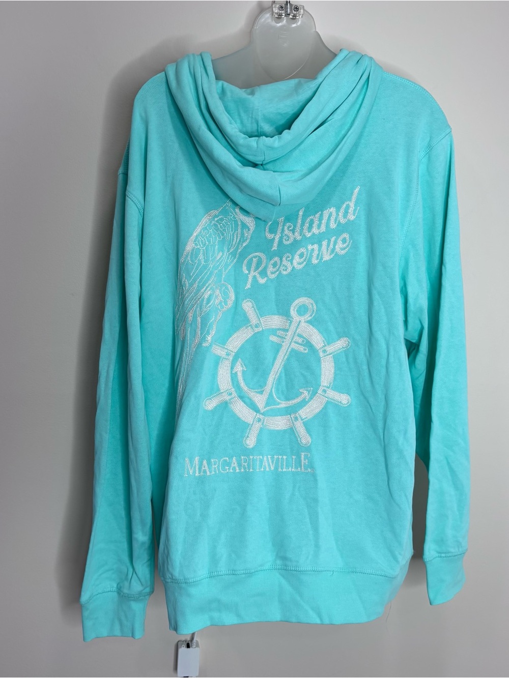 Margaritaville NFL Buffalo Bills blue Island Reserve Hooded Sweatshirt NWT XL